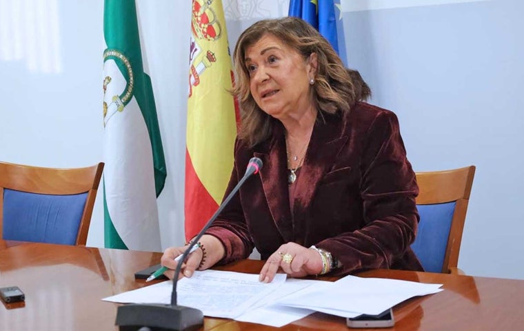 La delegada de Justicia, Administración Local y Función Pública, Carmen Céspedes