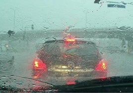Circulación ya normalizada en la N-435 y la A-5000 y cortada la línea de tren entre Niebla y San Juan del Puerto