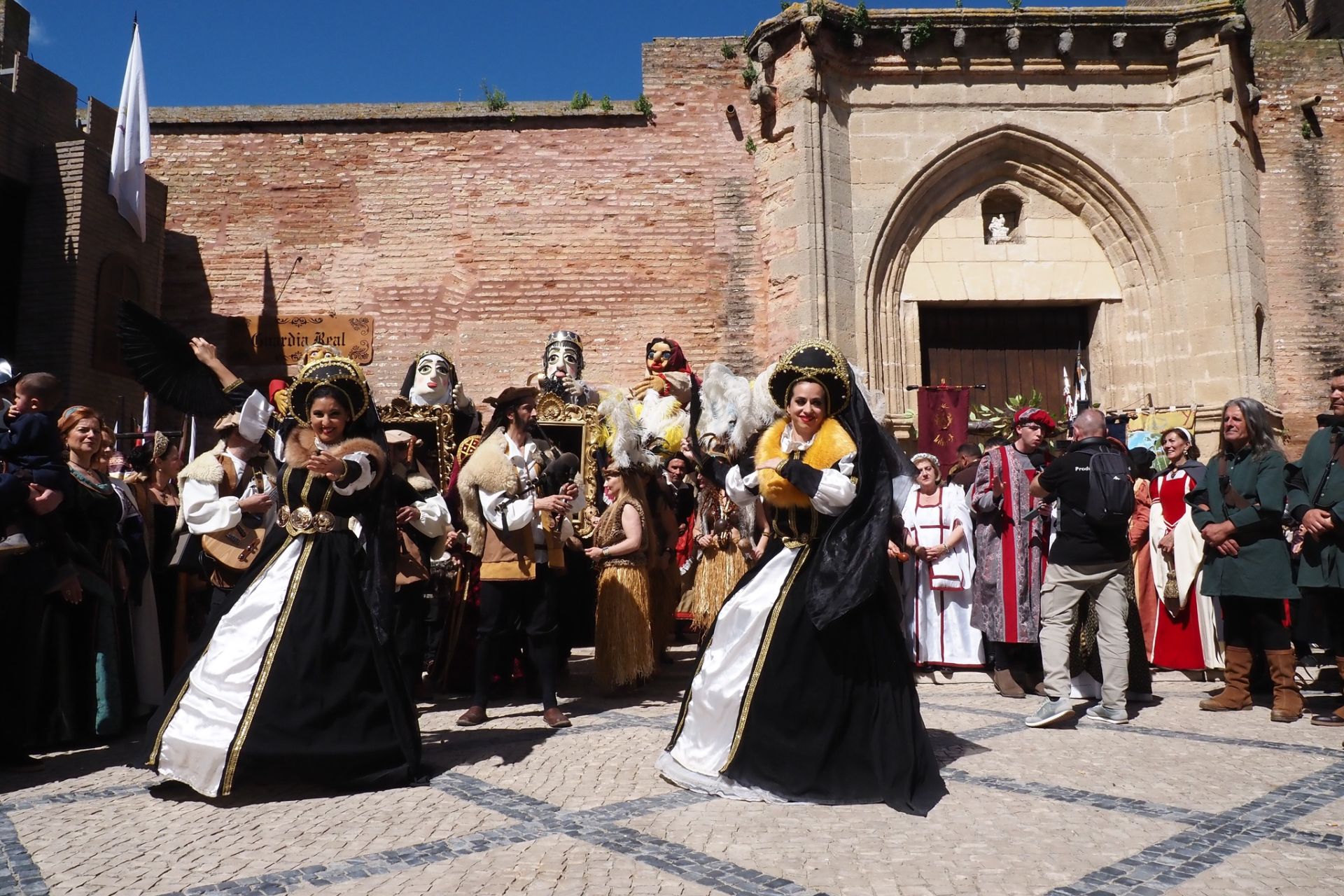 Lleno hasta la bandera en la Feria Medieval de Palos de la Frontera