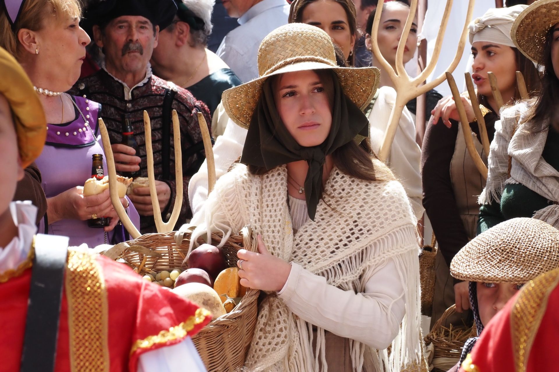 Lleno hasta la bandera en la Feria Medieval de Palos de la Frontera