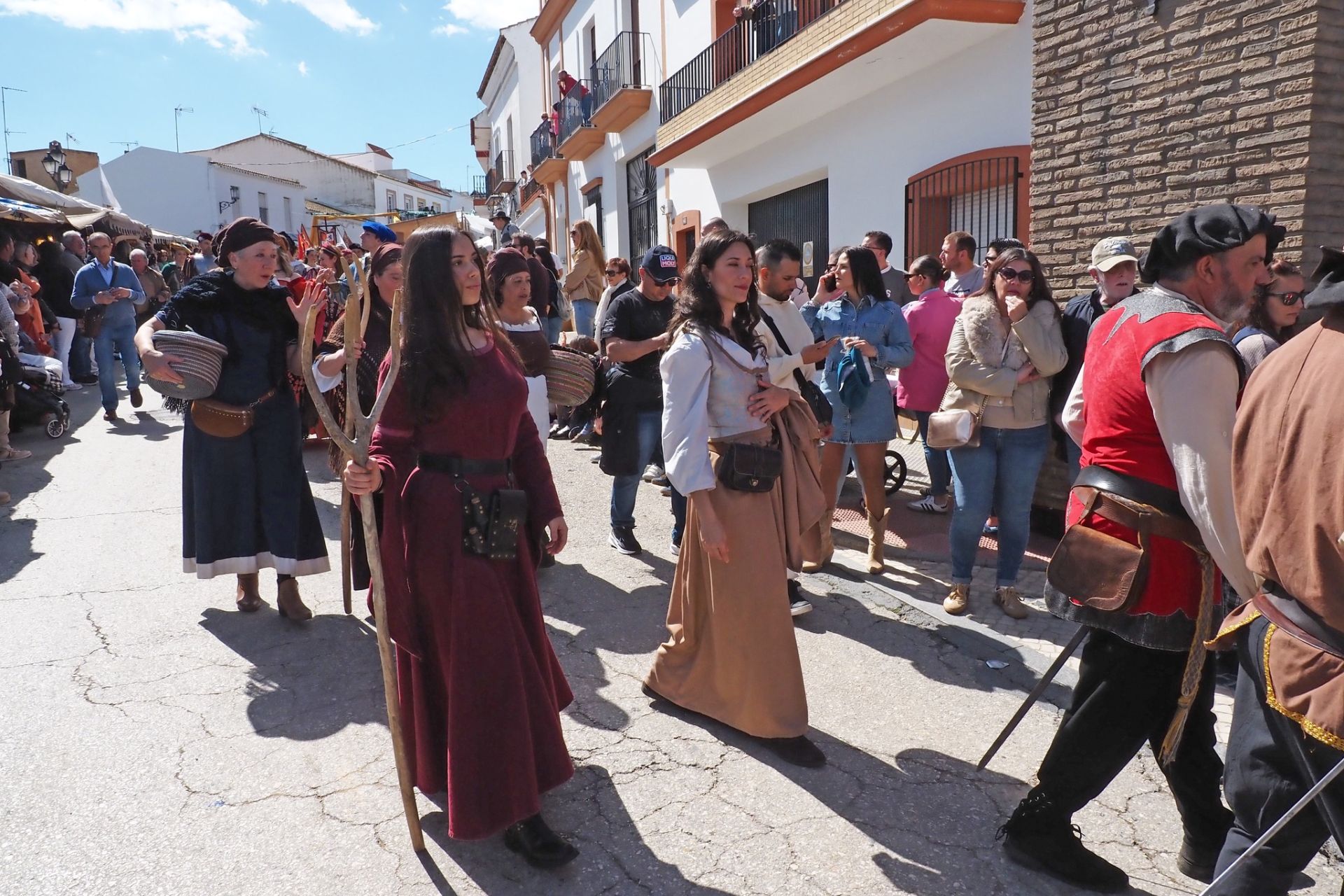 Lleno hasta la bandera en la Feria Medieval de Palos de la Frontera