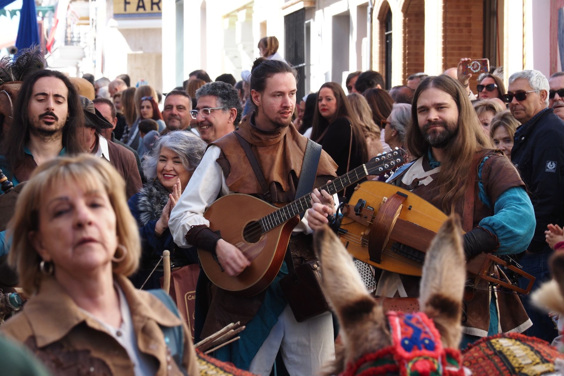 Lleno hasta la bandera en la Feria Medieval de Palos de la Frontera