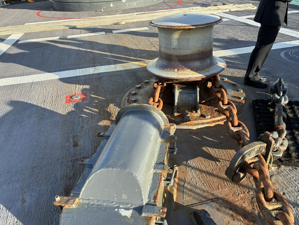 La escala en Huelva de la Fragata Canarias, en imágenes