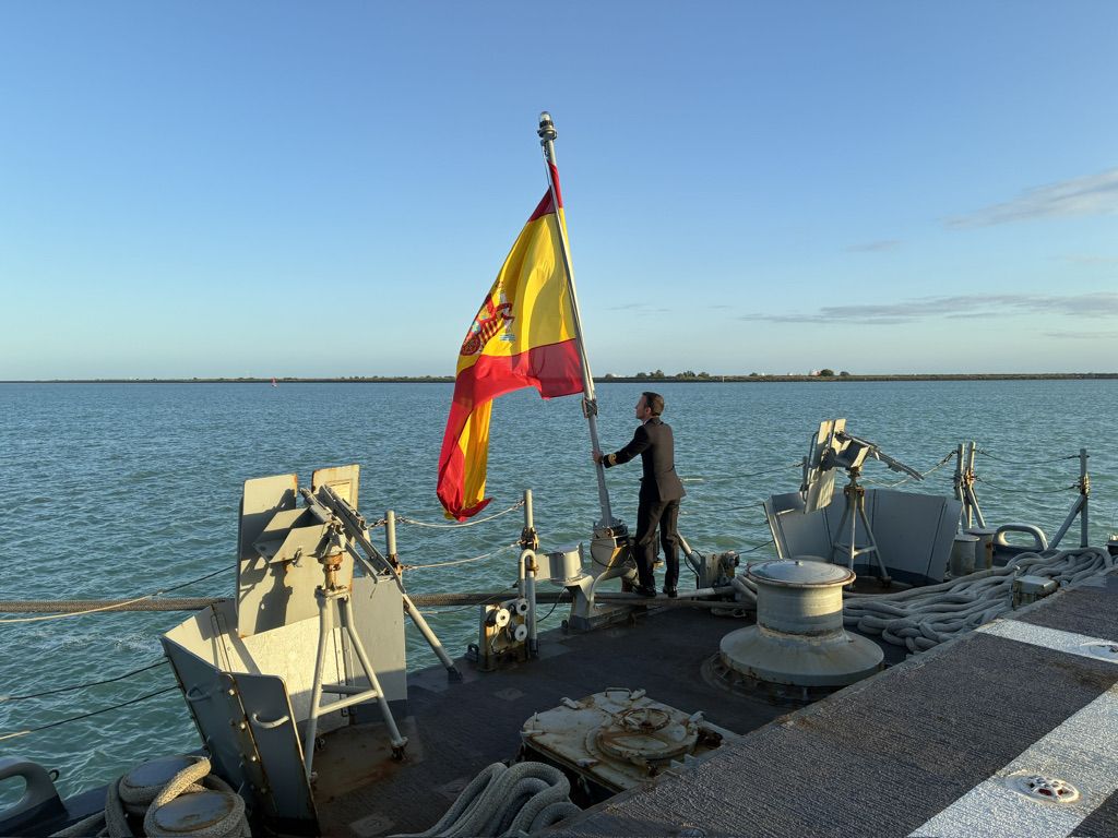 La escala en Huelva de la Fragata Canarias, en imágenes