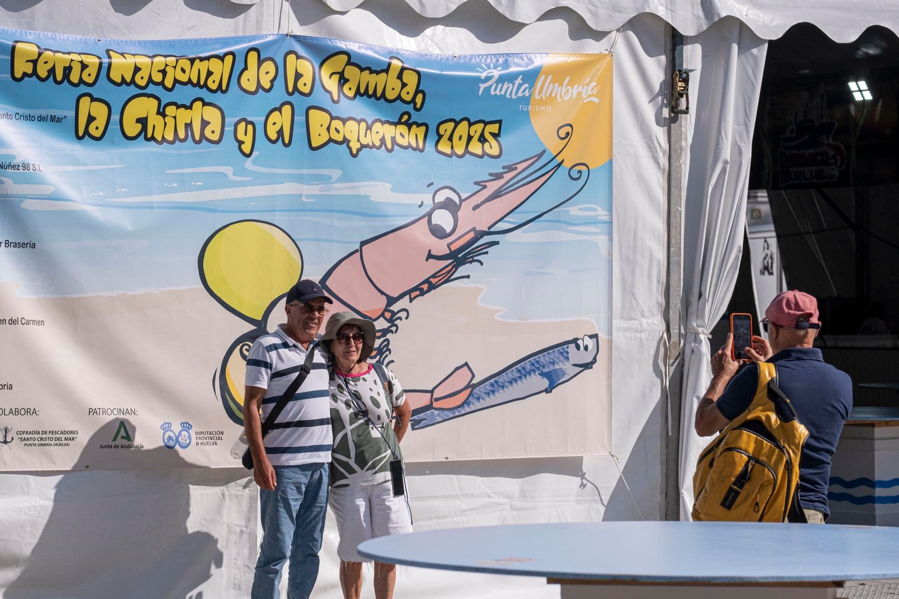 La jornada inaugural de la Feria de la Gamba de Punta Umbría, en imágenes