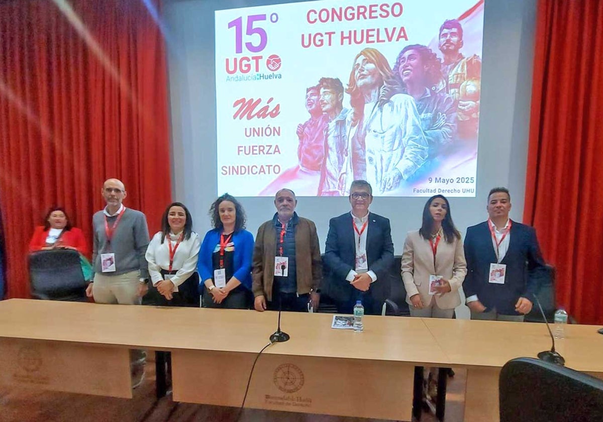 La nueva Comisión Ejecutiva Provincial de UGT Huelva