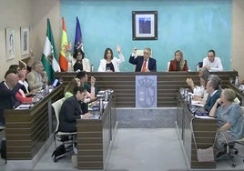 Momento de la votación recurrida por el PSOE