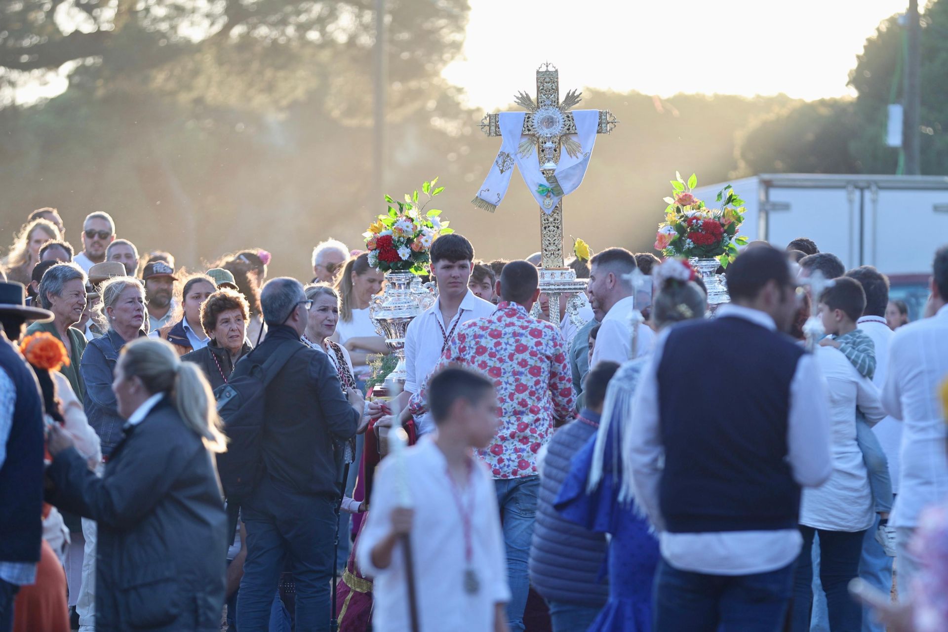 La romería de la Santa Cruz de Punta Umbría, en imágenes