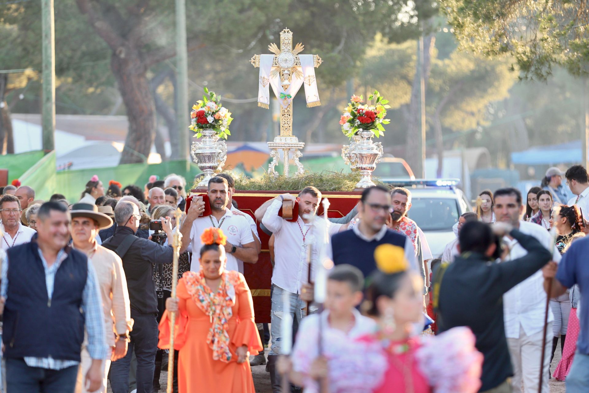 La romería de la Santa Cruz de Punta Umbría, en imágenes