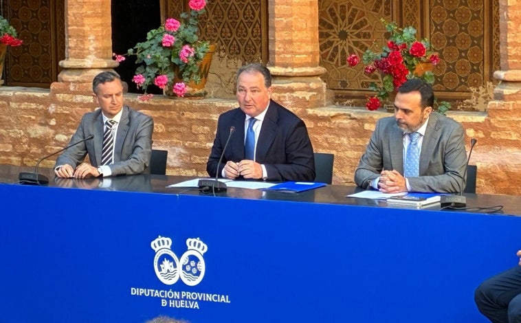 Imagen principal - La sociedad de Huelva se une para reclamar que La Rábida sea una de las sedes de la Cumbre Iberoamericana 2026