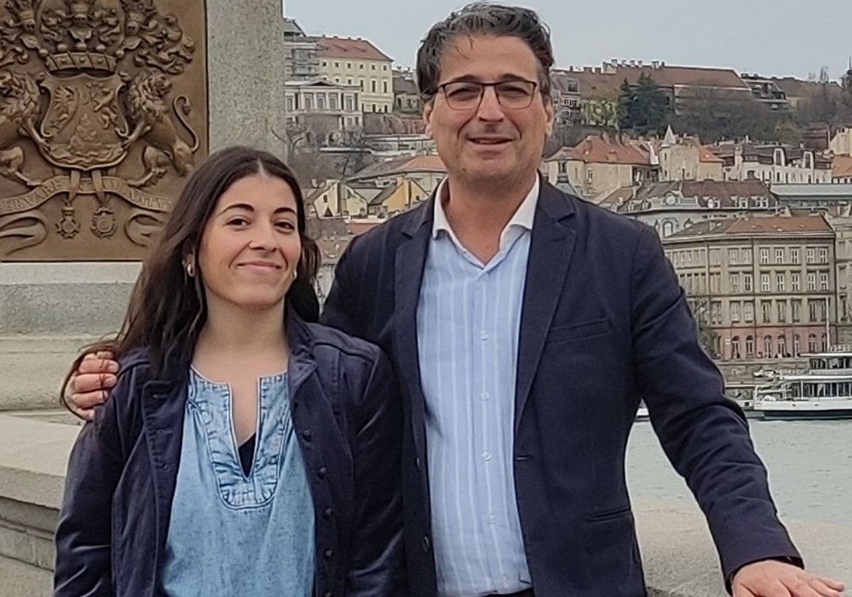 José Antonio Cabrera, con su hija Fuente Clara