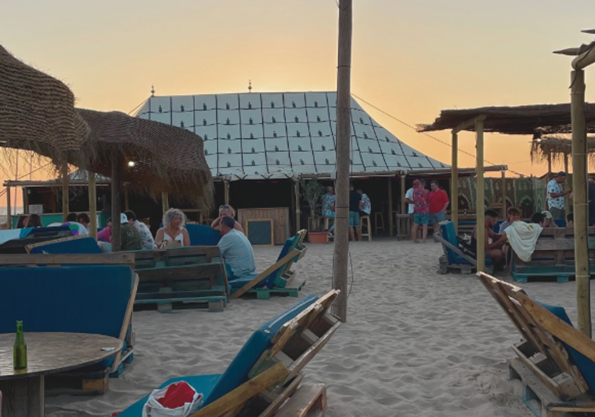 Chiringuito en la Playa de La Canaleta en Punta Umbría