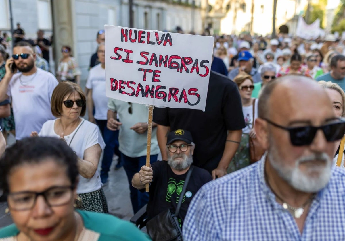 Imagen de la manifestación de este martes