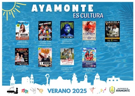 Imagen secundaria 1 - Ayamonte apuesta por el buen humor con las actuaciones de Manu Sánchez, Martita de Graná, el Comandante Lara o Aguilera y Mení