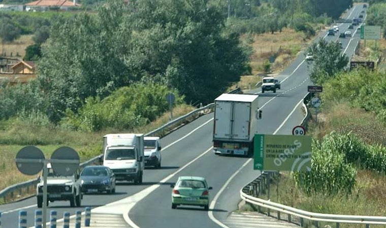 Tramo de la carretera A-483