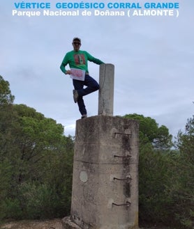 Imagen secundaria 2 - La obsesión de un onubense por conquistar los 148 vértices geodésicos de la provincia de Huelva