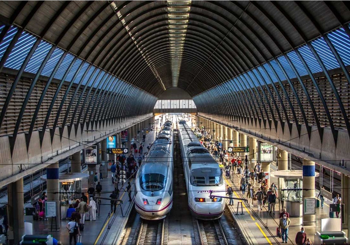 La estación sevillana de Santa Justa
