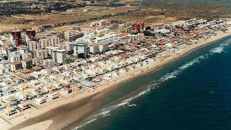 Imagen aérea de la Playa de La Antilla