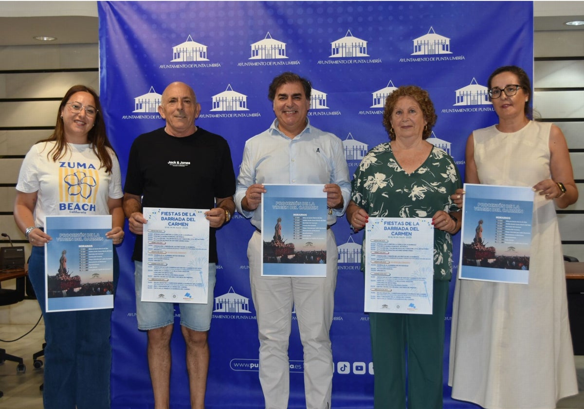 Presentación de la verbena de la Barriada del Carmen en Punta Umbría