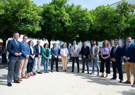 Los alcaldes firmantes del Pacto por Doñana