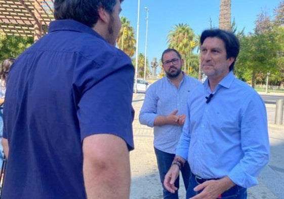 Enrique Gaviño, portavoz del PSOE