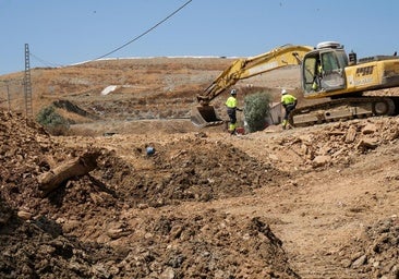 Actúan ante el afloramiento de agua en un antiguo vaso del vertedero de Villarrasa