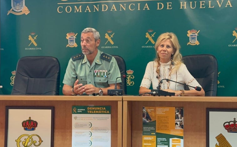 Imagen principal - La Guardia Civil implanta en Huelva un sistema de denuncia telemática sin ratificación presencial