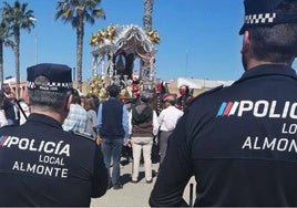 Agentes de la Policía Local de Almonte