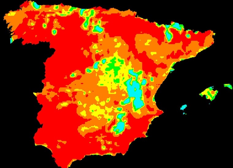 l mapa de riesgos de Alcif, visor de la Aemet,