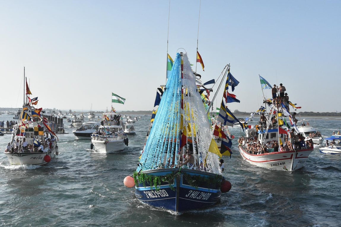 El día grande de las fiestas de Punta Umbría, en imágenes