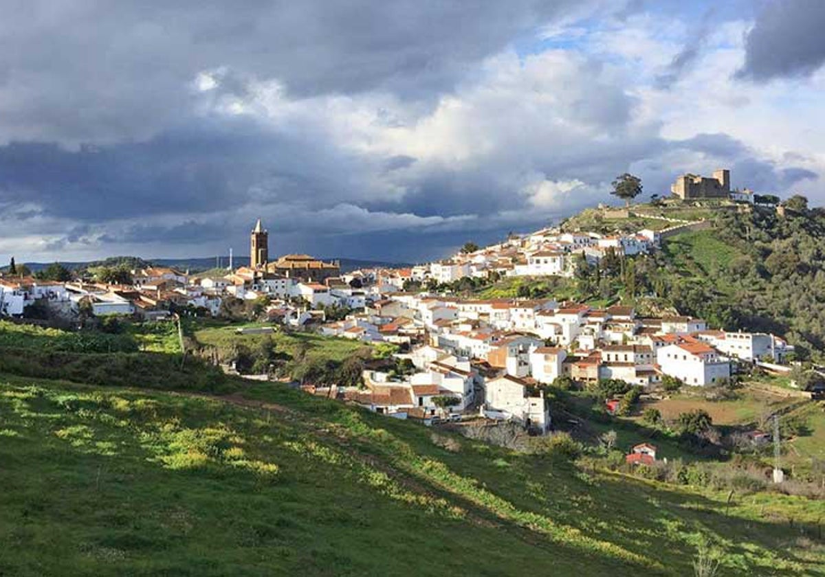 Silueta de la localidad serrana