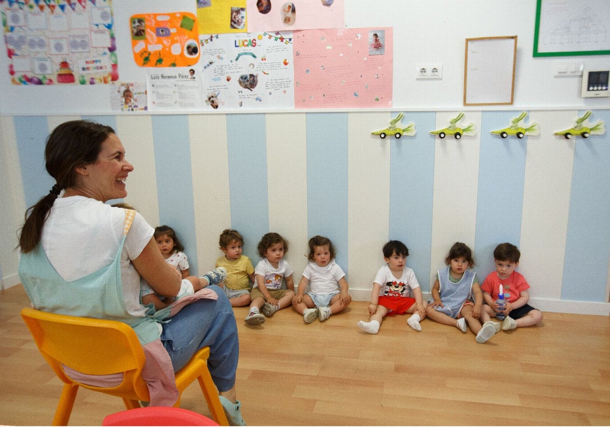 Foto de archivo de una escuela infantil