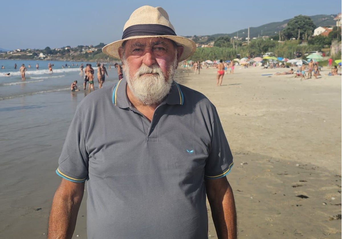 Fernando Barranco en una imagen reciente en la playa