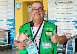 La ONCE reparte 200.000 euros en Isla Cristina: «Estoy loco de contento, como si me hubiera tocado a mí»