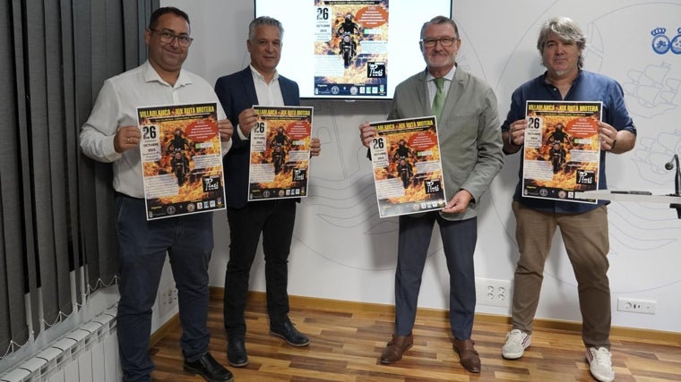 La presentación en la Diputación de Huelva de la Ruta Motera de Villablanca