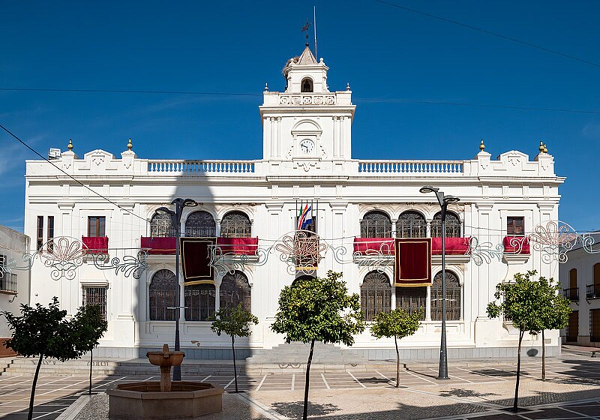 Ayuntamiento de Rociana del Condado, en la provincia de Huelva