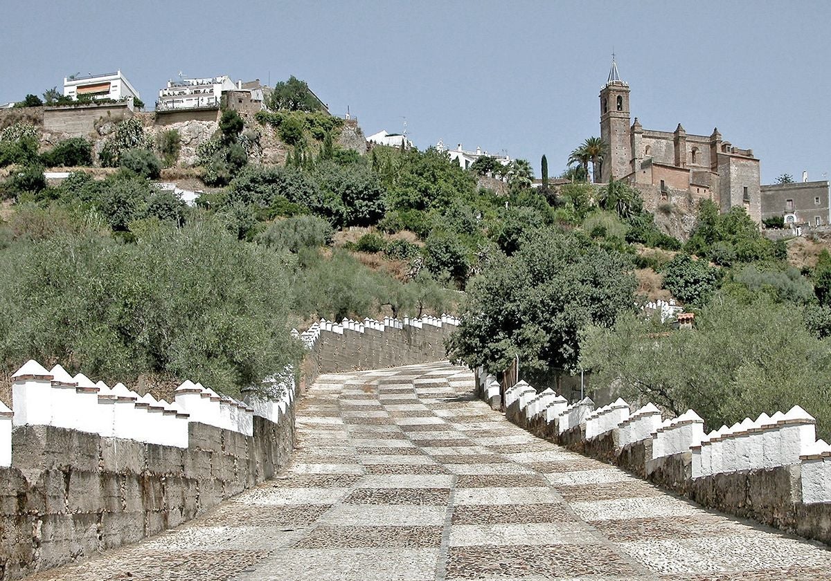 Vista desde uno de los rincones de Zufre