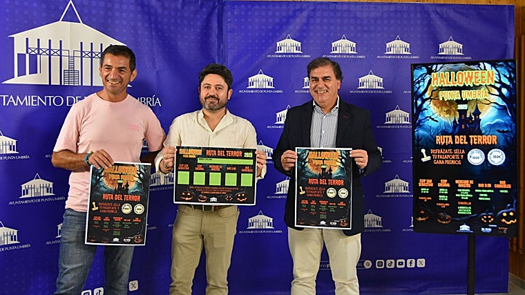 La presentación de la programación de Halloween en Punta Umbría