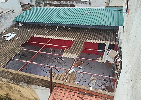 Imagen secundaria 1 - Consecuencias del temporal a su paso por la provincia