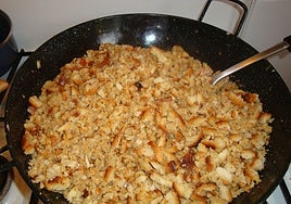 Migas de 'Tosantos' en Santa Ana la Real