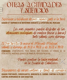 Imagen secundaria 2 - El Mercado Medieval de San Bartolomé de la Torre cuenta con una variada programación del 7 al 9 de noviembre