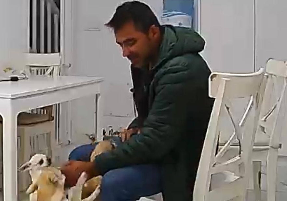 Eduardo García Valerio con la misma ropa que llevaba el día que desapareció