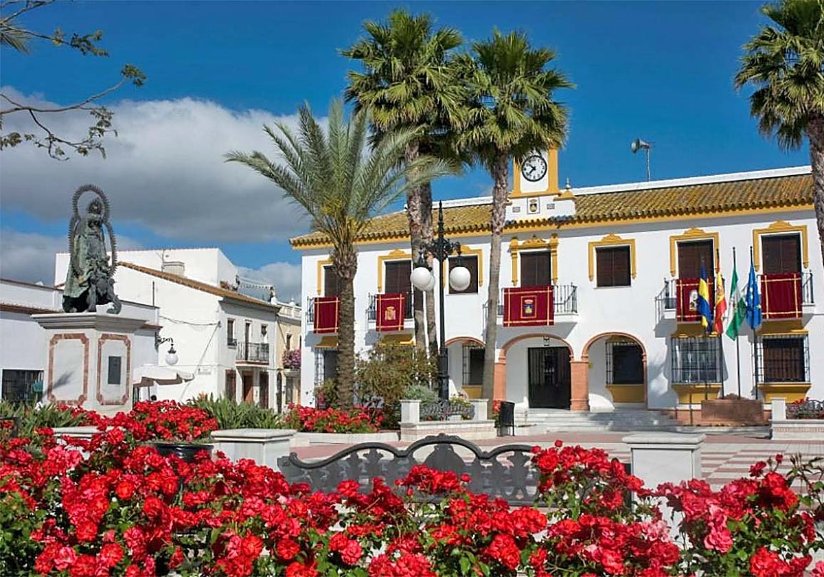 La plaza de España de la localidad condal