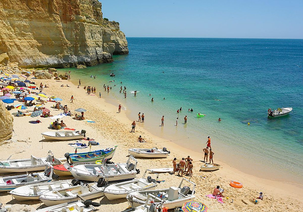 Una de las playas del Algarve