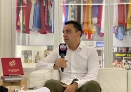 Xavi señala al mejor futbolista al que ha entrenado… y jugó en el Recreativo