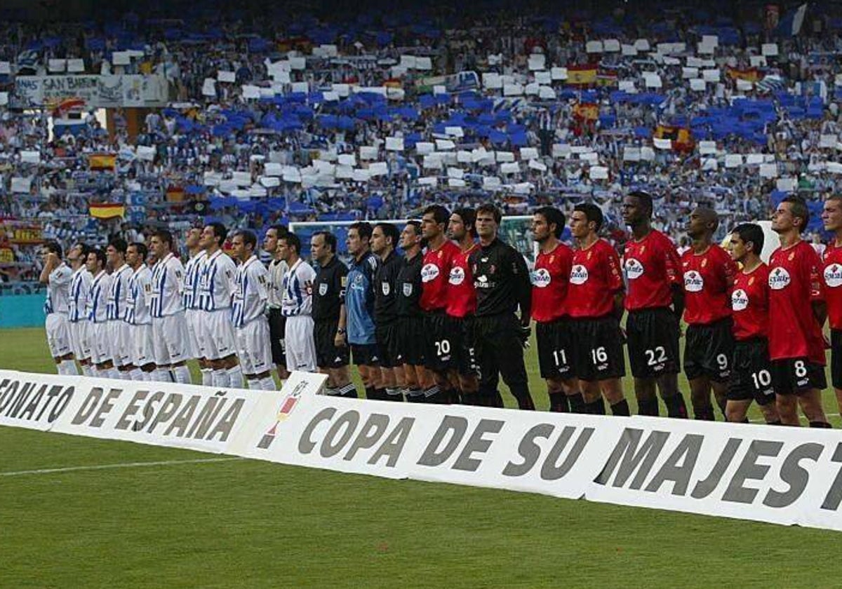 Alineaciones de la Copa del Rey de 2003 entre el Recreativo y el Mallorca