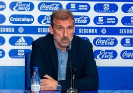 Óscar Arias avisa: «Los ingresos no van a variar mucho de los que tenía el Recreativo la temporada pasada, con lo cual será un año difícil»