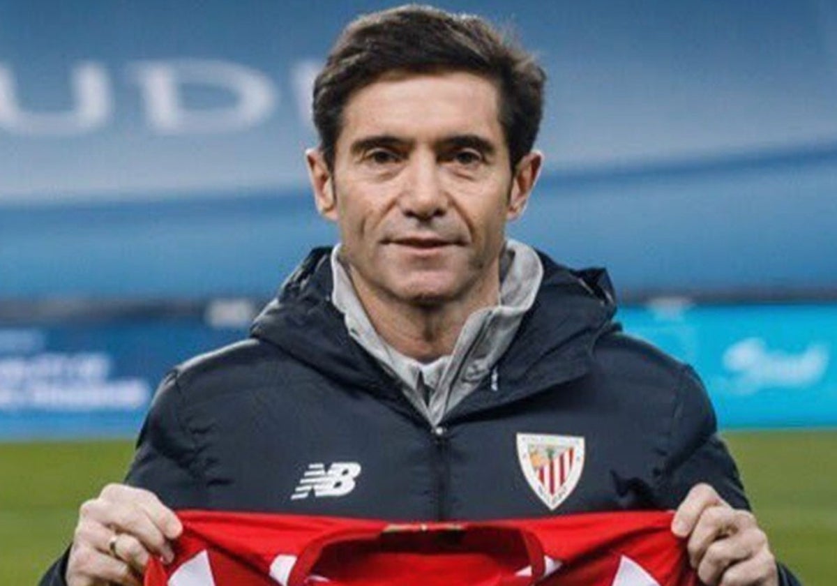 Marcelino García en su etapa como entrenador del Athletic de Bilbao