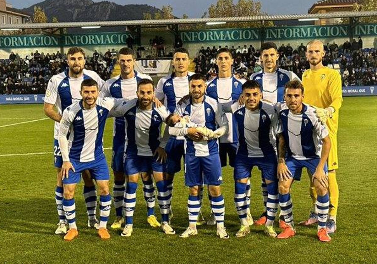 Once inicial del Alcoyano en su empate del pasado fin de semana contra el Real Madrid Castilla