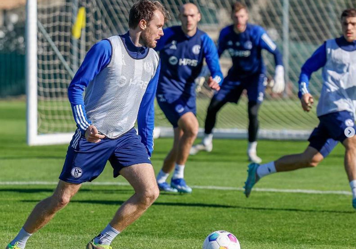 Entrenamiento del Schalke 04 alemán